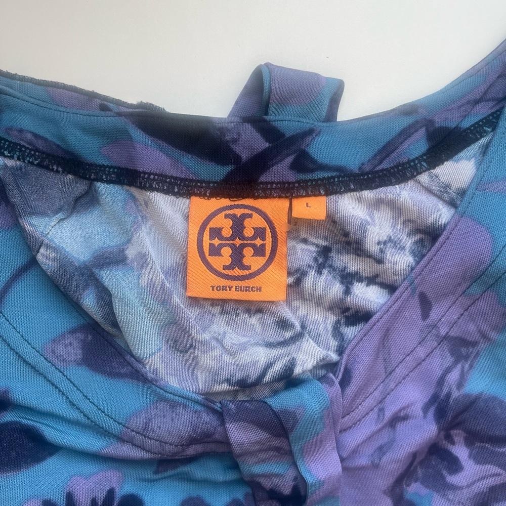 Tory Burch Floral Long Sleeve Dress - Picture 8 of 9